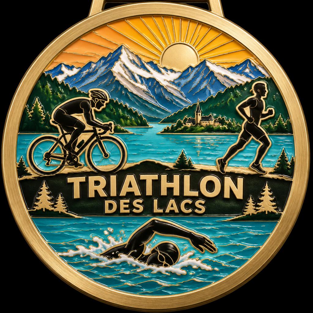 Médaille Triathlon des Lacs